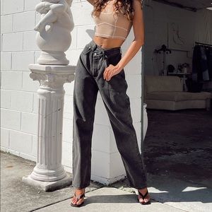 Princess Polly Holly Asymmetric Jeans